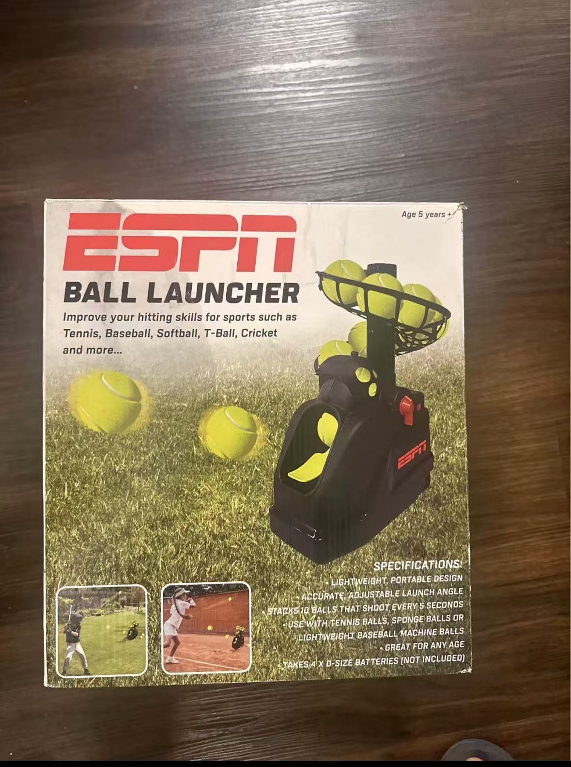 ESPN Ball Launcher  - Giving away the batteries too
