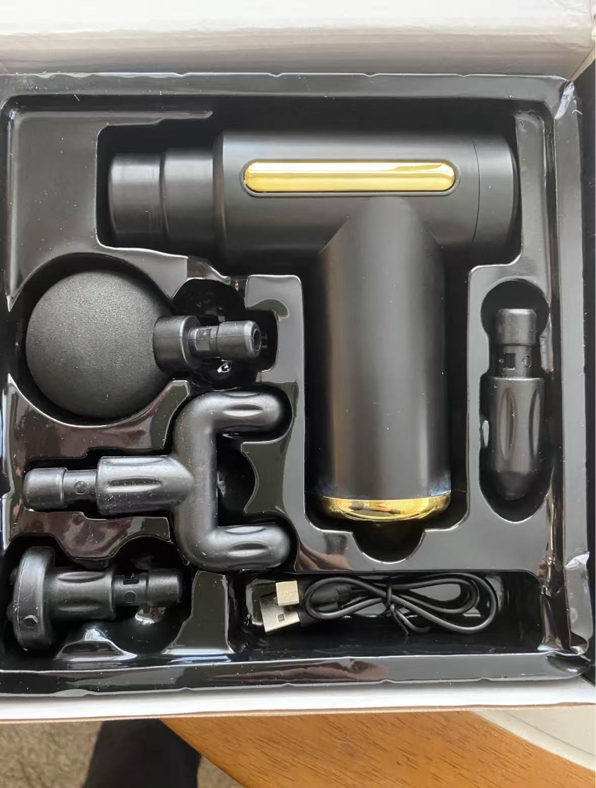 Compact, portable massage gun