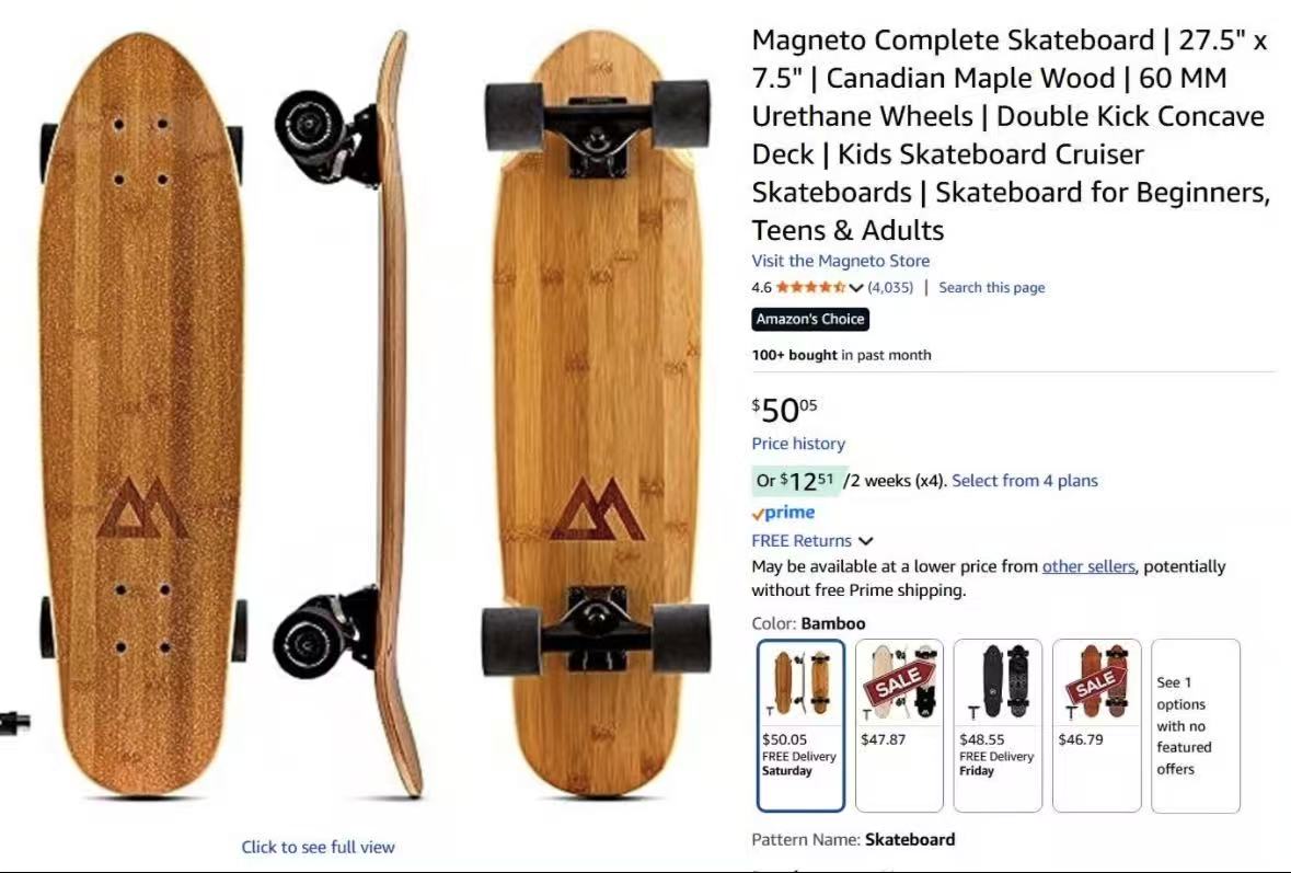 Magneto Skateboard [brand new]